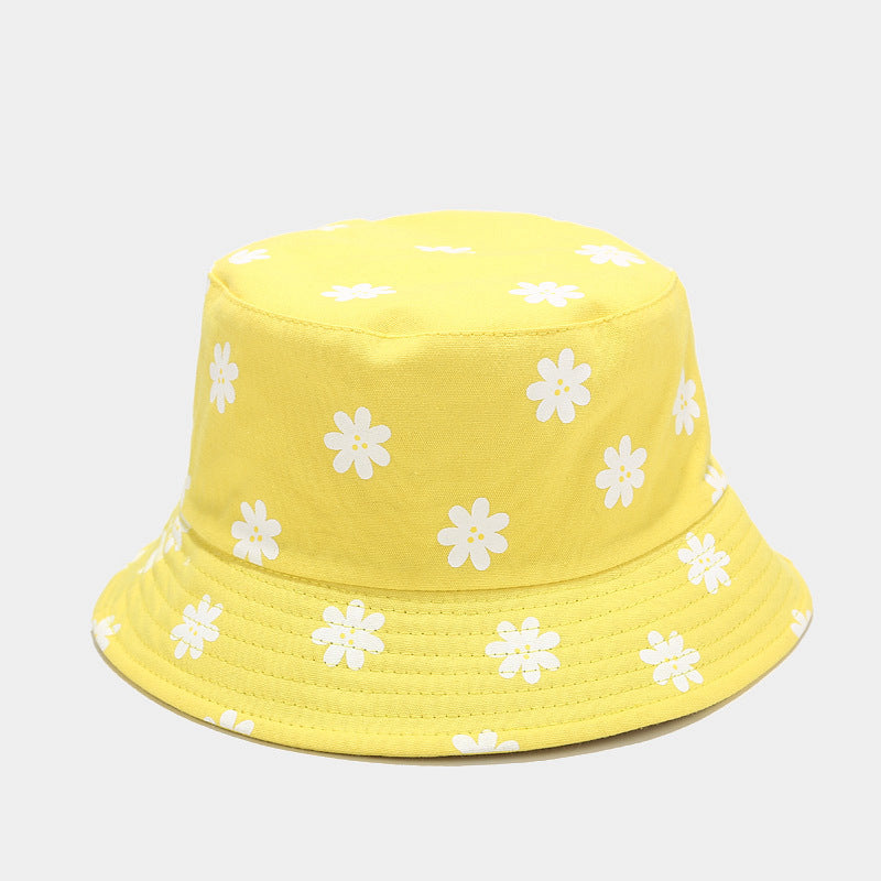 Printed fisherman's outdoor reversible sun hat
